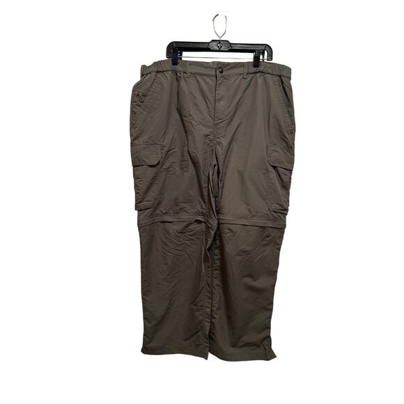 Rei Green Cargo Pants Men XXL Outdoor Convertible Lightweight Hiking Trail Green